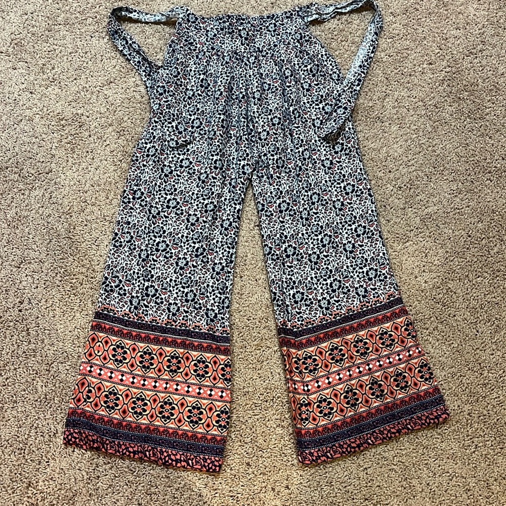 High Waisted Print Pants (Size XS)